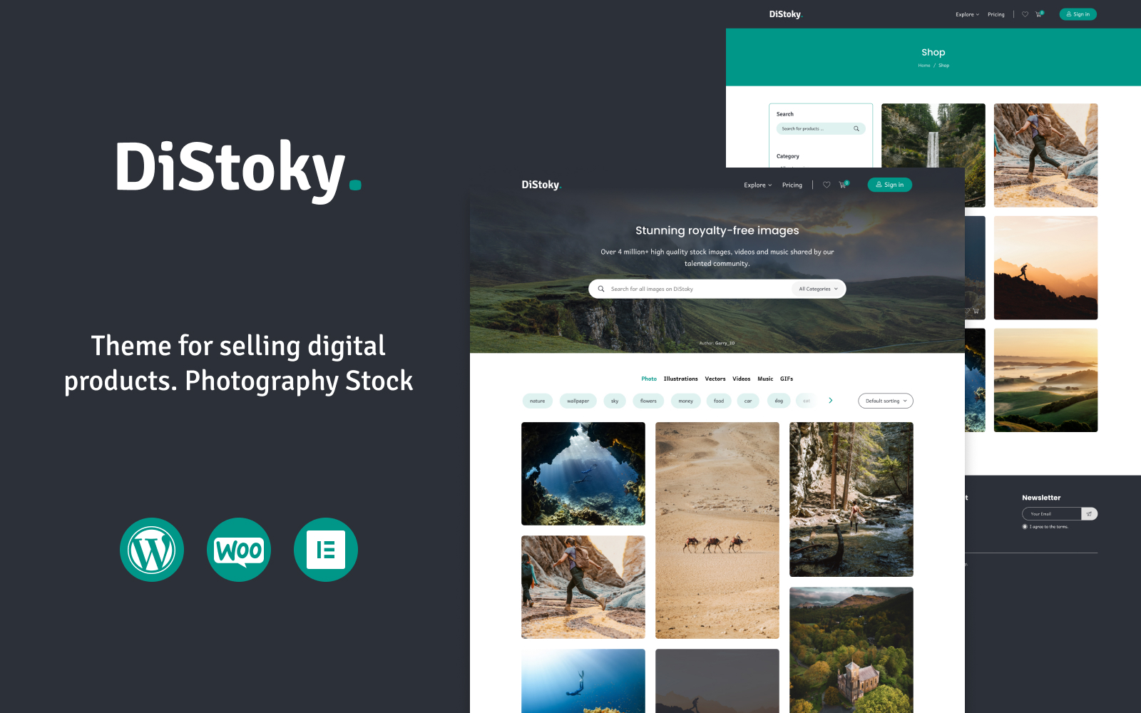 DiStocky – Stock Photo WooCommerce Theme